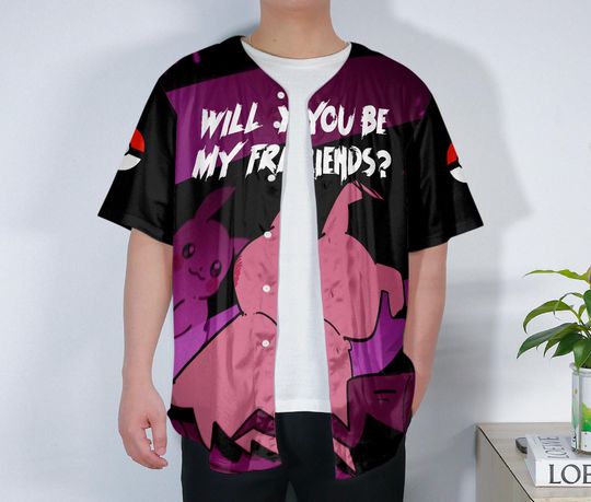 Mimikyu Baseball Jersey | Funny Anime Graphic | Birthday Gift