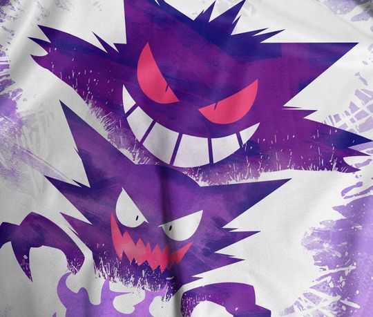 Gengar Baseball Jersey – Cute Button-Up Shirt Gift for Fans