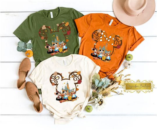 Disney Thanksgiving, Mickey Thanksgiving shirt, Disney Autumn Shirt, Disney Family Shirt