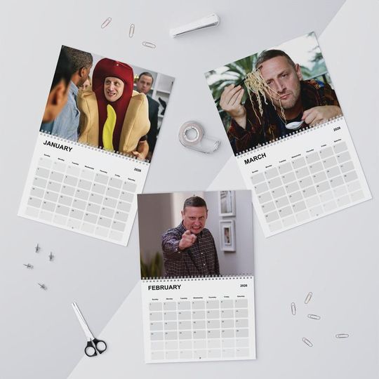 2026 Tim Robinson Calendar & Planner  Modern Wall Calendar, Funny Christmas Gift, Holiday Calendar for Fans and Collectors