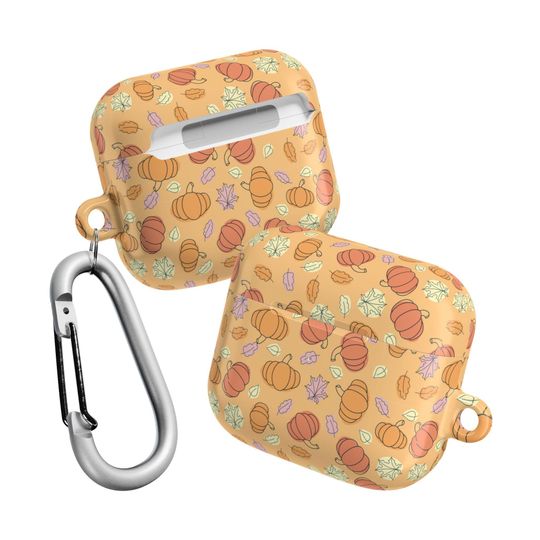 Autumn Pumpkin AirPod Case | Fall Vibes, Cute Wireless Earbud Holder