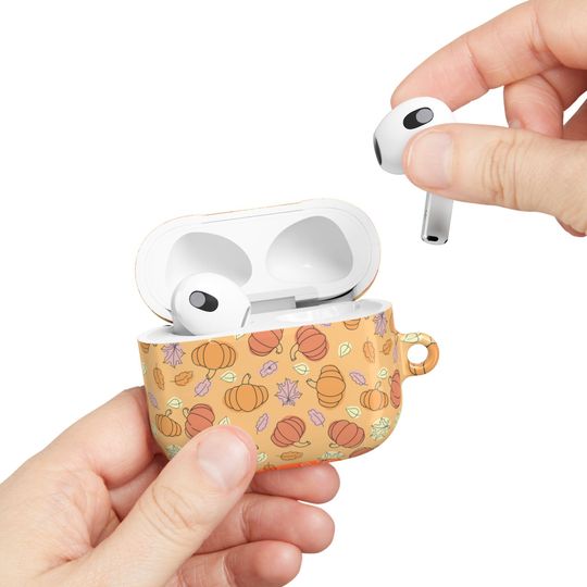 Autumn Pumpkin AirPod Case | Fall Vibes, Cute Wireless Earbud Holder
