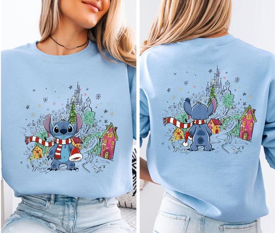 Stitch Magic Kingdom Sweater, Holiday Trip Hoodies