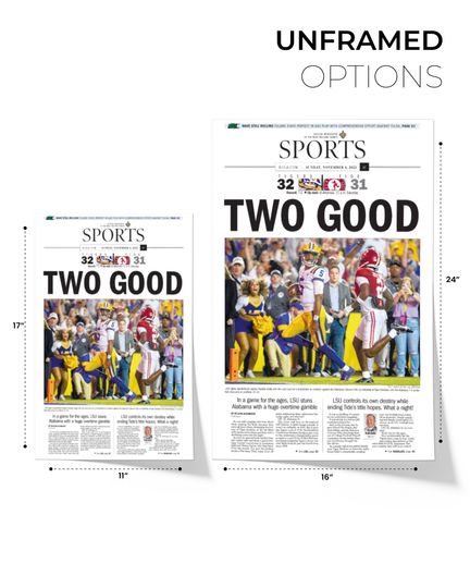 2022 Louisiana Football TWO GOOD Beat Albm Newspaper