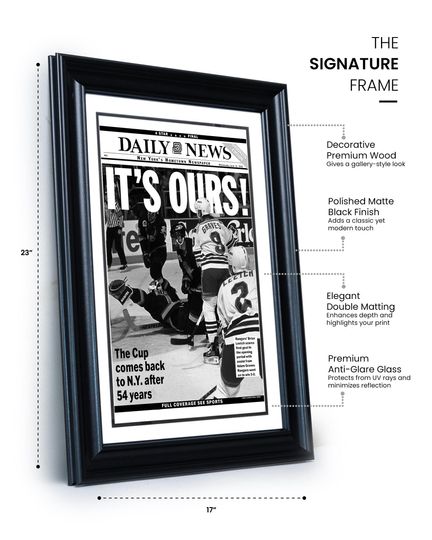 1994 New York Rangers ITS OURS! Special Edition Front Page UNFRAMED Poster