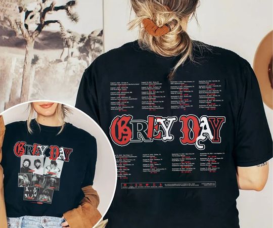 Suicide Boys Grey Day 2022 Tour Shirt, Grey Day Bleachers Tour 2022 Double Sided Unsiex T-Shirt
