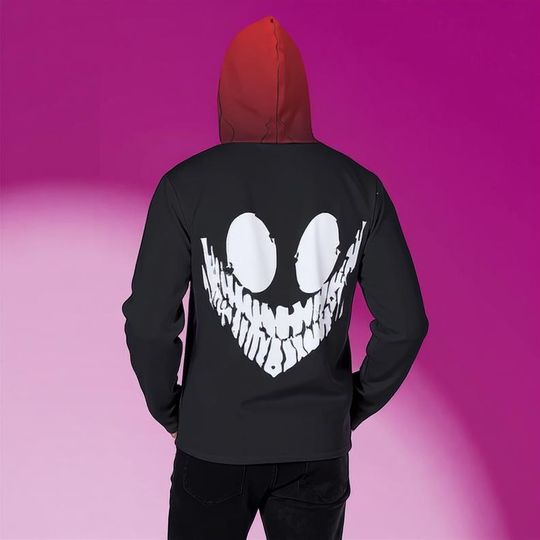 Okarun Transformation Microfleece Hoodie with Mask: Anime Inspired