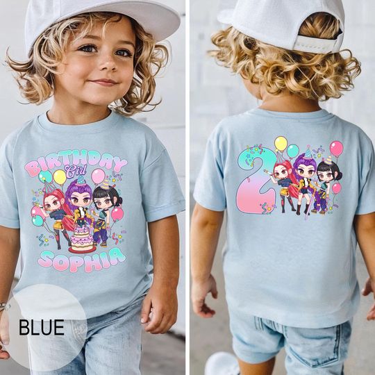 Custom "Huntrix" Birthday Shirt: Personalized Kpop Fan Tee