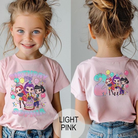 Custom "Huntrix" Birthday Shirt: Personalized Kpop Fan Tee