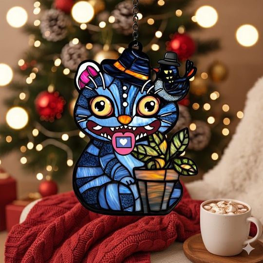 KPOP Derpy Tiger Acrylic Suncatcher 2025, Demon Hunters Window Hanging