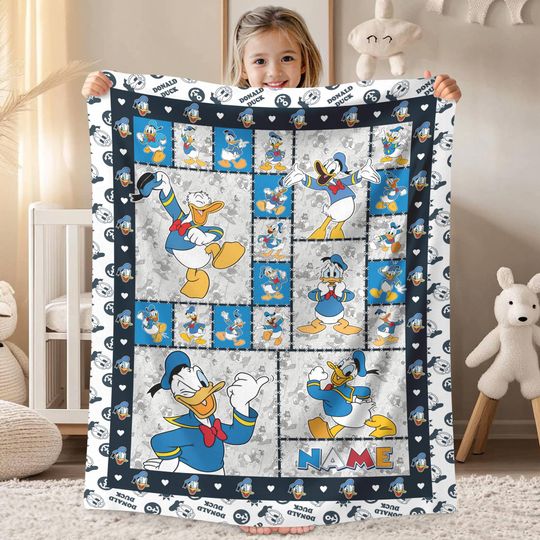 Donald Duck Blanket | Donald Daisy Duck Blanket Fleece Blanket