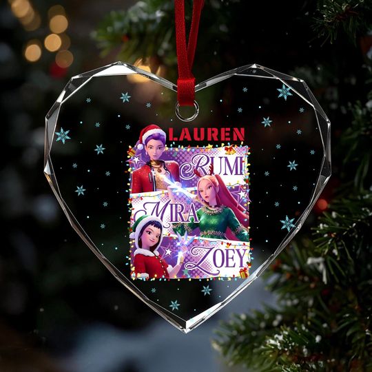 Personalized Name Huntrix Ornament,KPOP Christmas Keepsake, Christmas Ornament