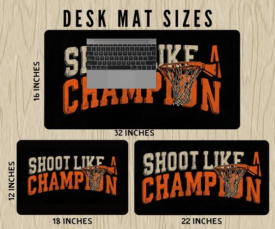 Basketball Mouse Pad: Shoot Like A Champion, Sports Lover Office Decor