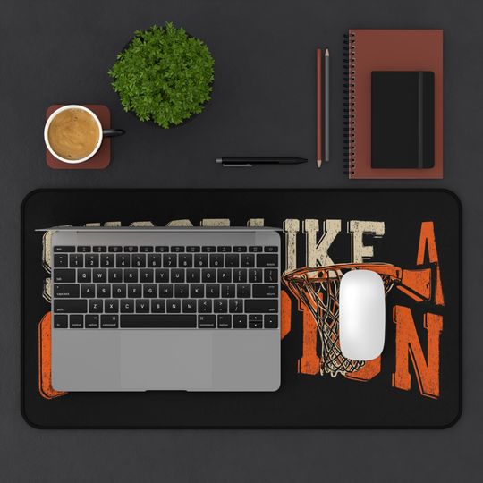Basketball Mouse Pad: Shoot Like A Champion, Sports Lover Office Decor
