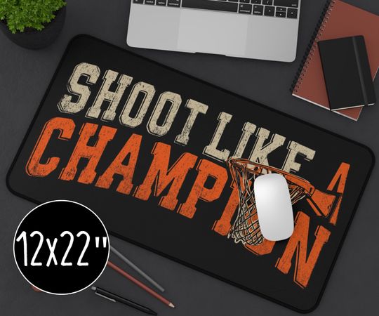 Basketball Mouse Pad: Shoot Like A Champion, Sports Lover Office Decor