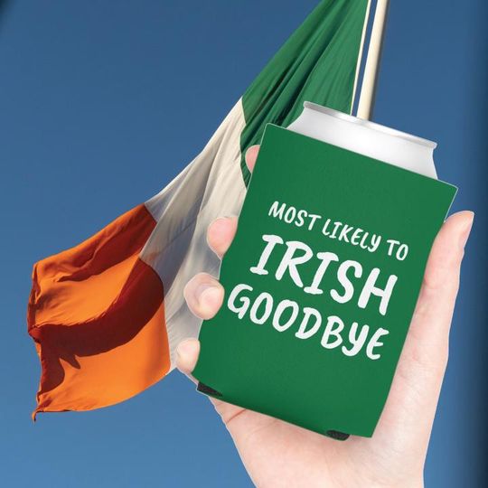 Irish Goodbye Can Cooler, St. Patrick's Day Gag Gift