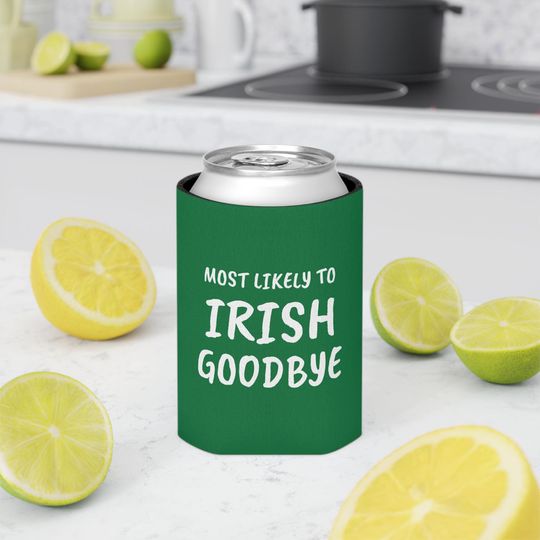 Irish Goodbye Can Cooler, St. Patrick's Day Gag Gift