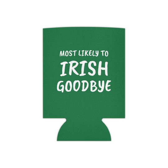 Irish Goodbye Can Cooler, St. Patrick's Day Gag Gift