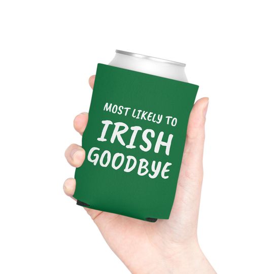 Irish Goodbye Can Cooler, St. Patrick's Day Gag Gift