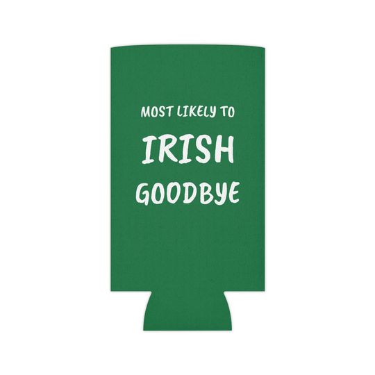 Irish Goodbye Can Cooler, St. Patrick's Day Gag Gift