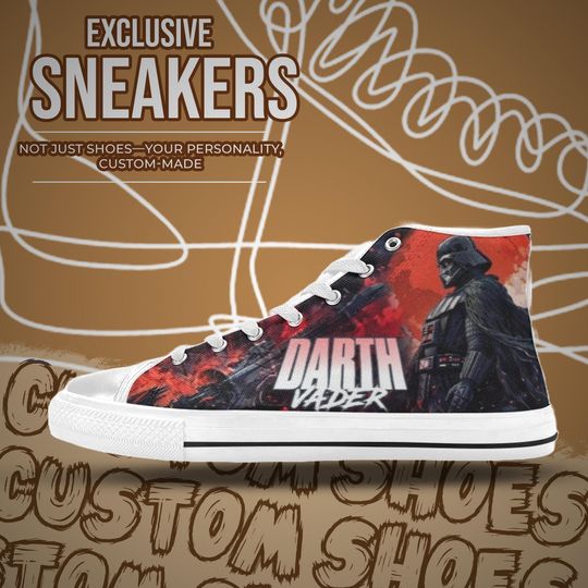 Darth Vader High Top Shoes