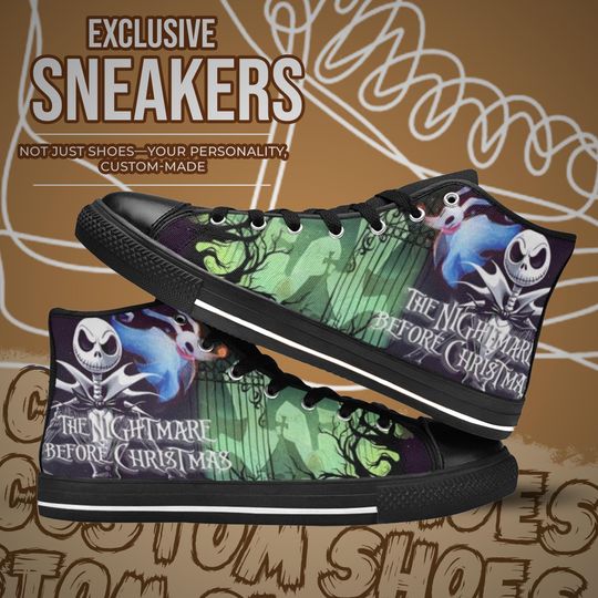 The Nightmare Before Christmas High Top Shoes
