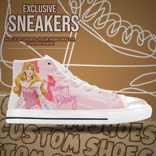 Sleeping Beauty High Top Shoes