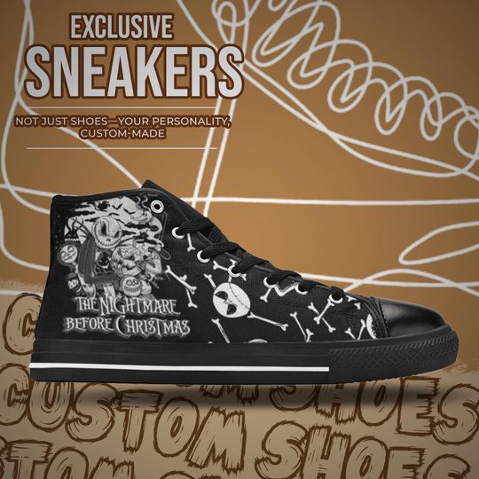 The Nightmare Before Christmas High Top Shoes