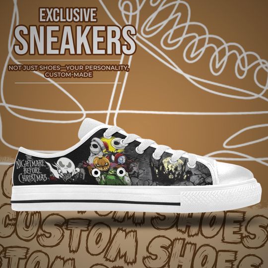 The Nightmare Before Christmas Women's Low Top Shoe Sneakers