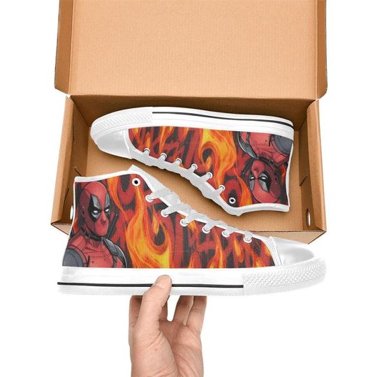 Deadpool High Top Shoes