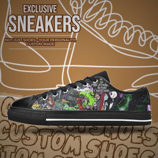 The Nightmare Before Christmas Women's Low Top Shoe Sneakers