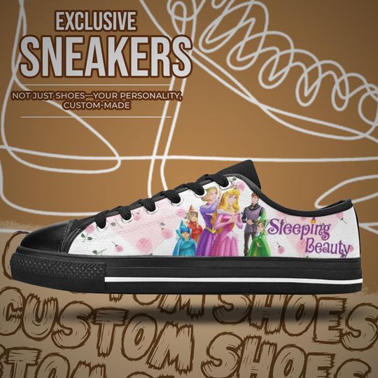 Sleeping Beauty Women's Low Top Shoe Sneakers