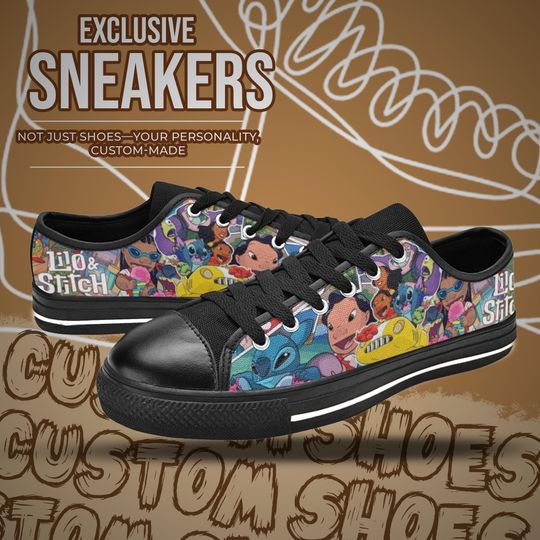 Lilo & Stitch Women's Low Top Shoe Sneakers