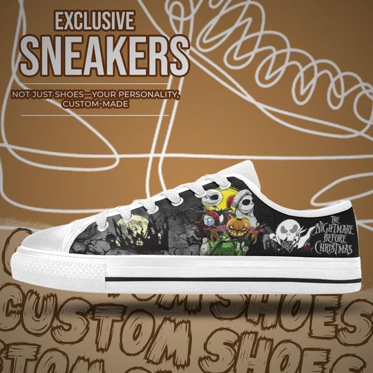 The Nightmare Before Christmas Women's Low Top Shoe Sneakers