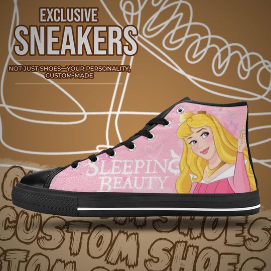 Sleeping Beauty High Top Sneakers