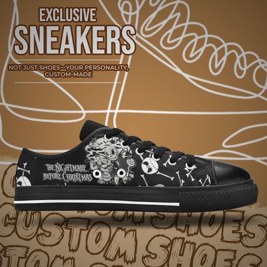 The Nightmare Before Christmas Women's Low Top Shoe Sneakers