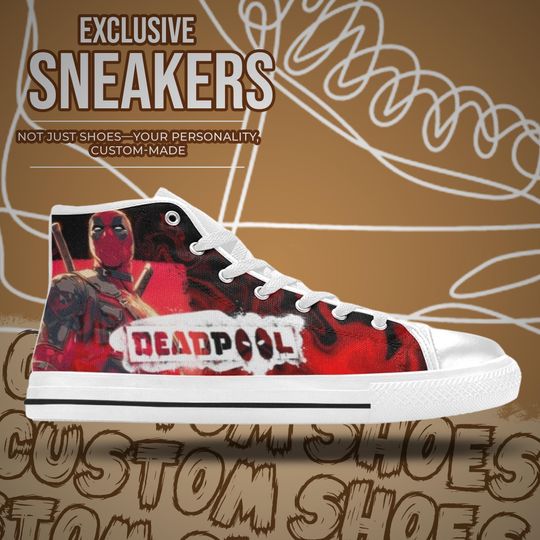 Deadpool High Top Shoes