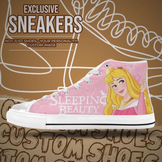 Sleeping Beauty High Top Sneakers