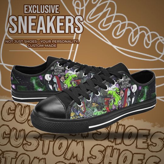 The Nightmare Before Christmas Women's Low Top Shoe Sneakers