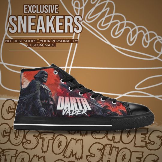 Darth Vader High Top Shoes