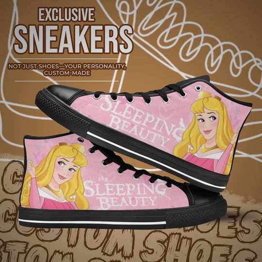 Sleeping Beauty High Top Sneakers