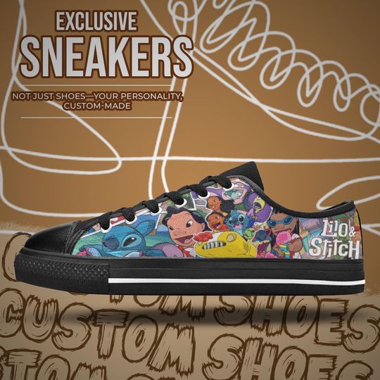 Lilo & Stitch Women's Low Top Shoe Sneakers