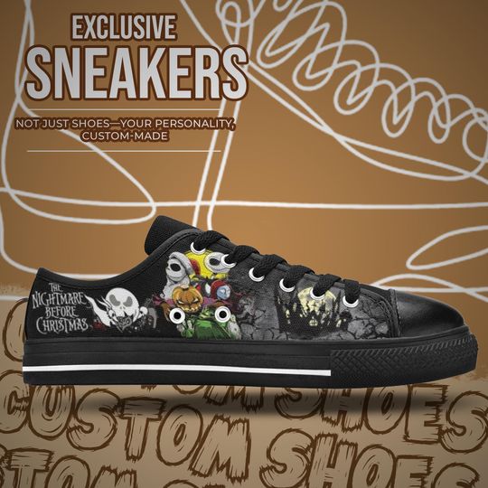 The Nightmare Before Christmas Women's Low Top Shoe Sneakers
