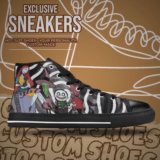 The Nightmare Before Christmas High Top Shoes