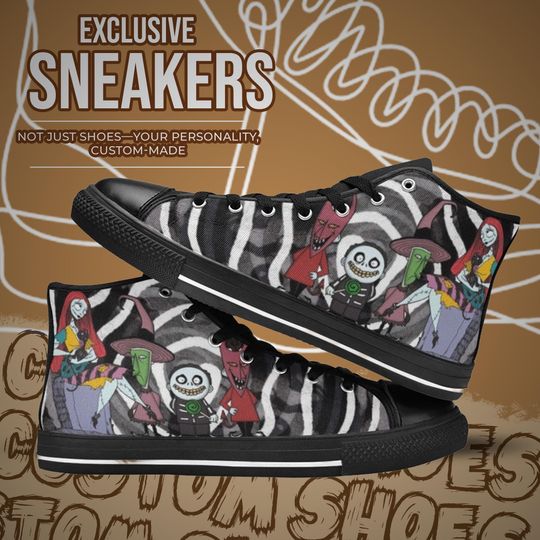 The Nightmare Before Christmas High Top Shoes