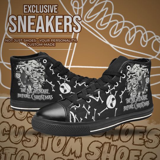 The Nightmare Before Christmas High Top Shoes