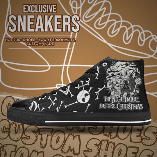 The Nightmare Before Christmas High Top Shoes