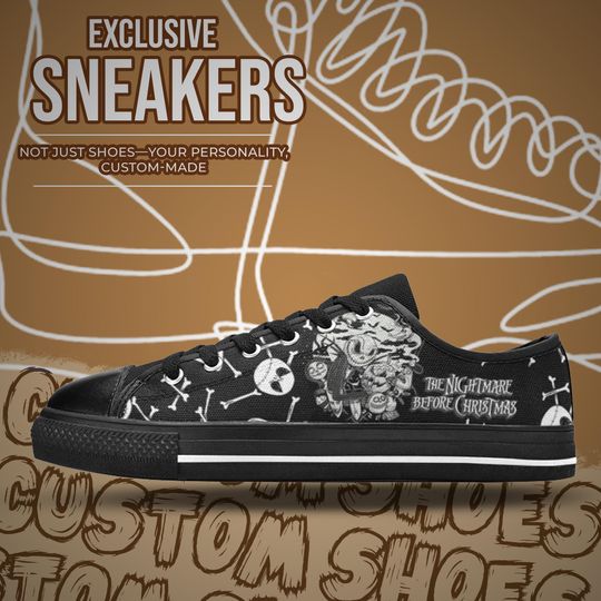 The Nightmare Before Christmas Women's Low Top Shoe Sneakers
