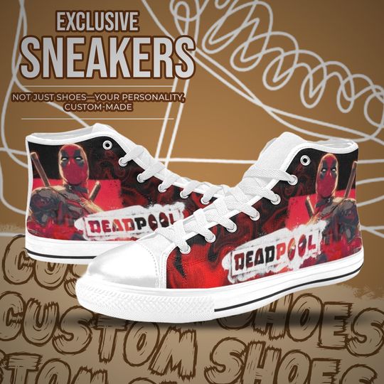 Deadpool High Top Shoes