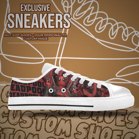 Deadpool Women's Low Top Shoe Sneakers